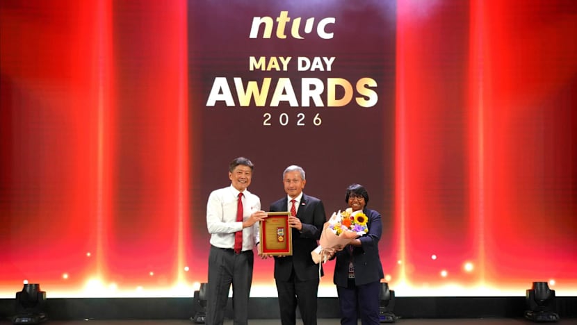 Foreign Affairs Minister Vivian Balakrishnan receives top May Day award from NTUC