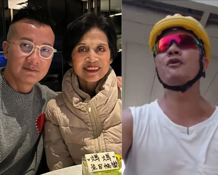 Actor Chen Hanwei cycled from Selangor to Singapore in charity event, stopped in JB to pay respects to late mum