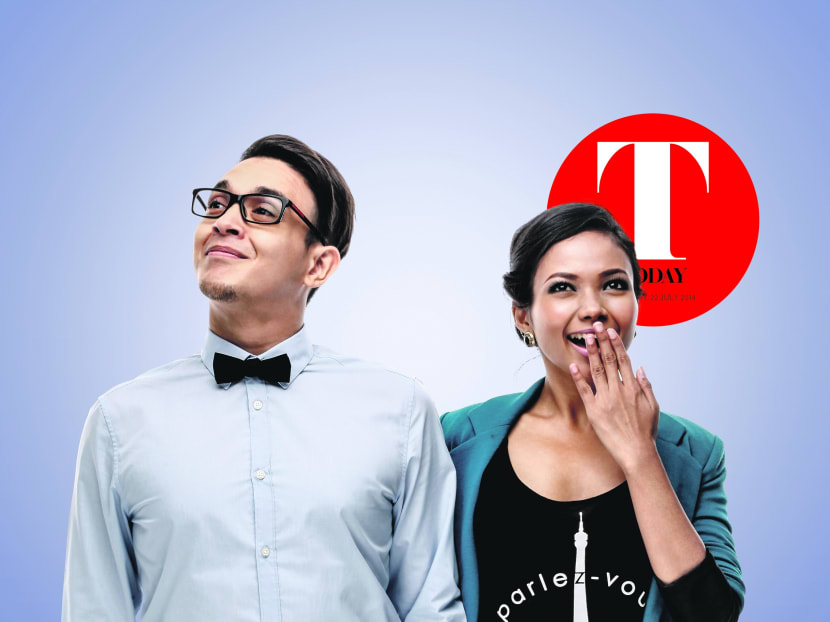 Actors Nadiah M Din and Erwin Shah Dawson can't get away from each other