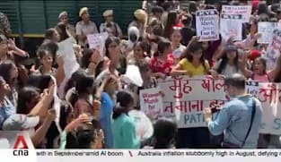 Hundreds protest in New Delhi after a series of reported rape cases 