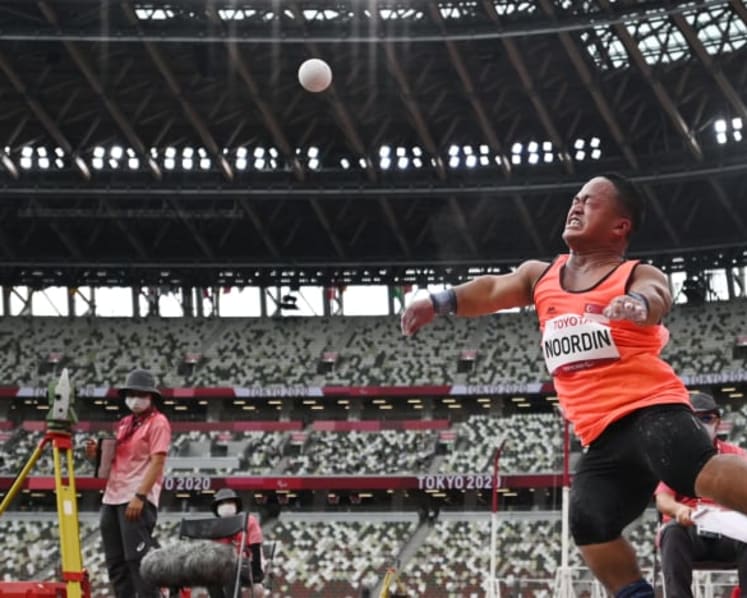 Singapore’s Muhammad Diroy Noordin sets national shot put record at Tokyo Paralympics, finishes 8th