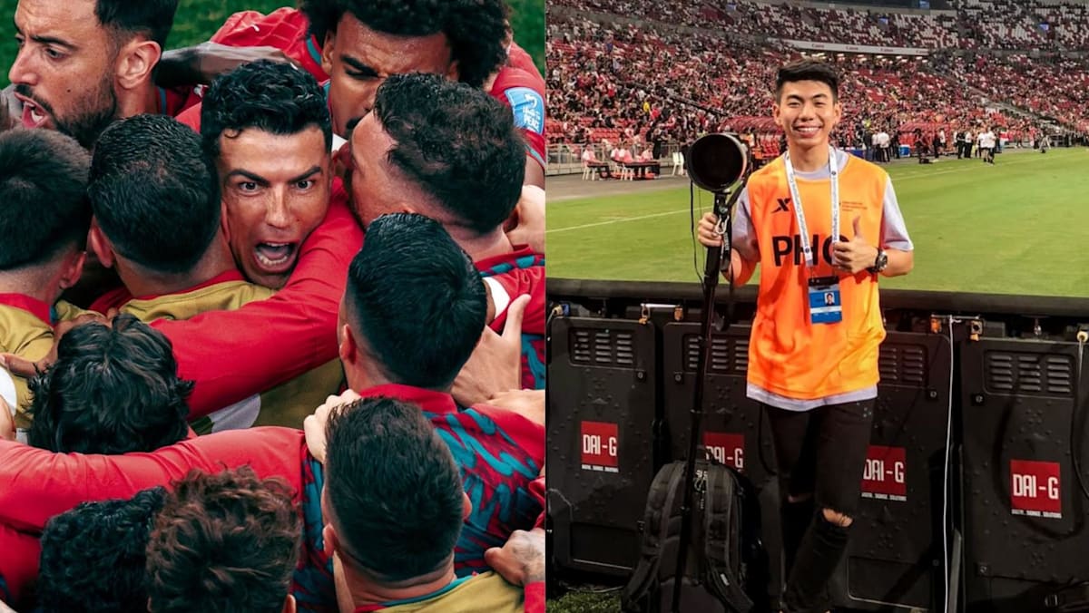 Singaporean photographer’s Ronaldo photo reposted by football star, who later adds credit
