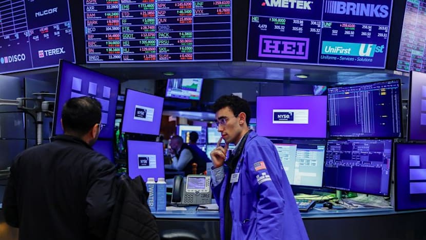 Stocks slip as dollar heads for weekly loss