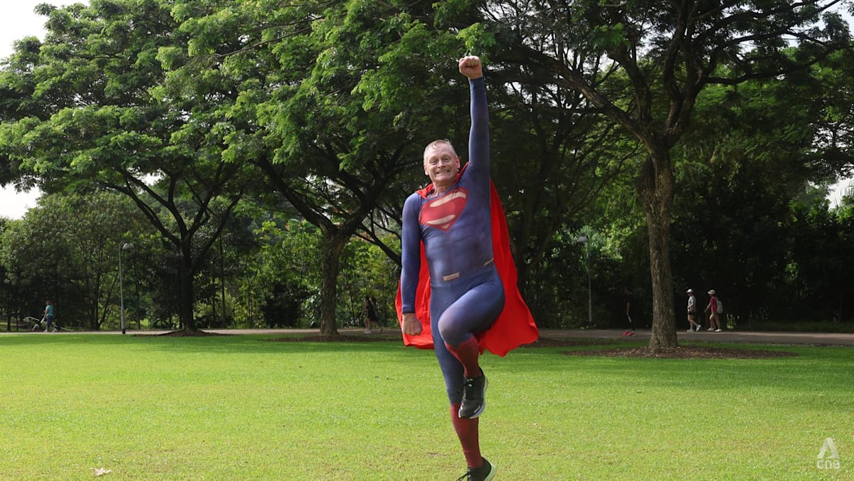 He runs instead of flies but Singapore's very own Superman is finding a way to leave his own mark