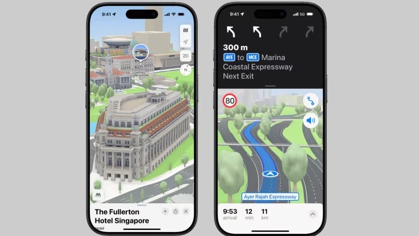 Pengguna iPhone, iPad SG kini dapat nikmati pengalaman Apple Maps dipertingkat