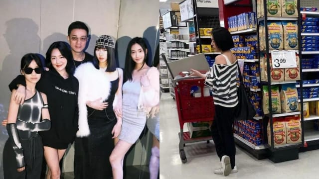 小S一家逛美国超市被捕获　揭露大女儿Elly就读大学