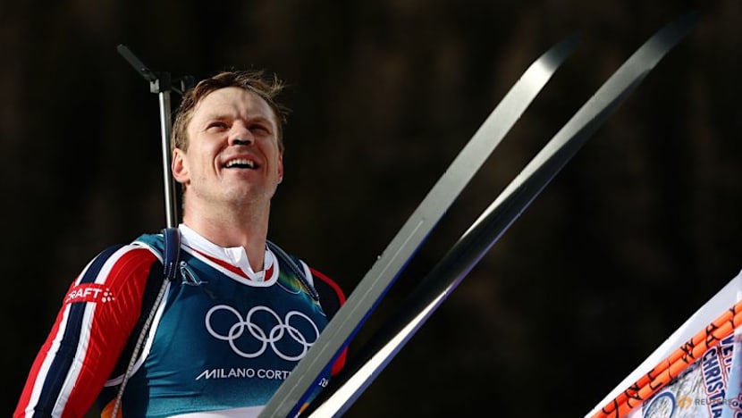 Biathlon-Norway's Sjaastad Christiansen channels ski king Klaebo to snatch biathlon sprint silver