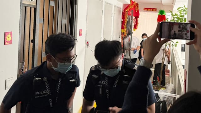 榜鹅北岸通道组屋发生双尸案 一男一女倒卧单位内