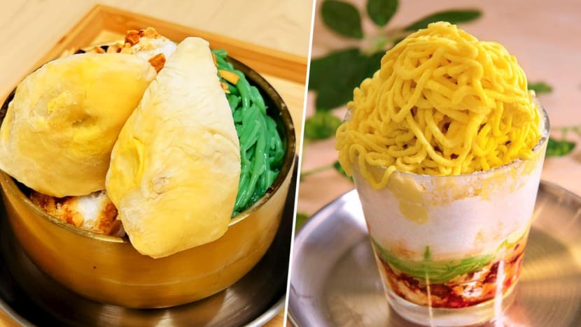 'Spageti' Mao Shan Wang dihidang dengan chendol di kafe durian baharu di Chinatown