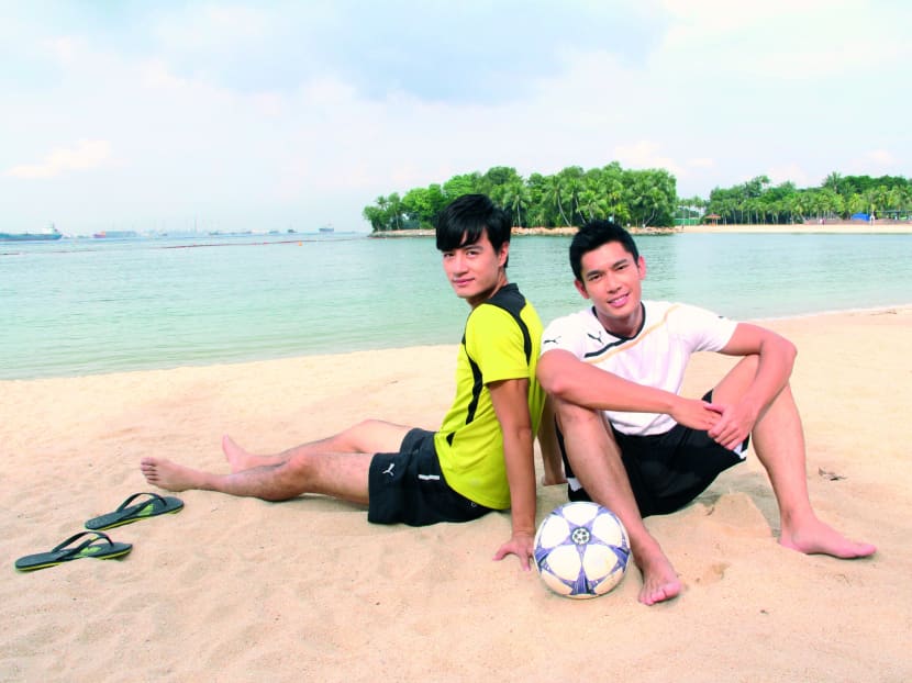 Elvin Ng and Zhang Zhen Huan in World At Your Feet.