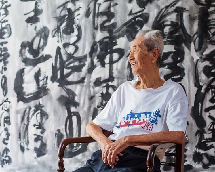 CNA Lifestyle Experiences: At 98, Singapore's oldest living artist continues to be obsessed with art