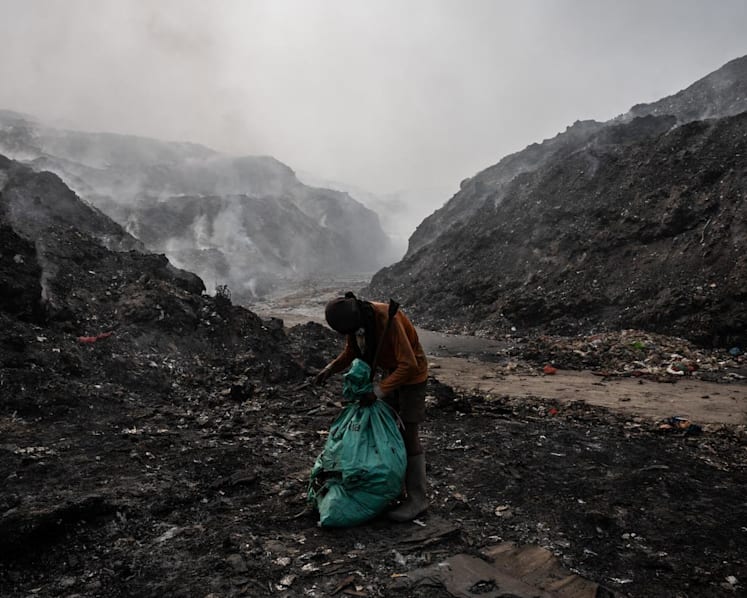 Massive landfill fire in Indonesia prompts renewed calls to end open dumping