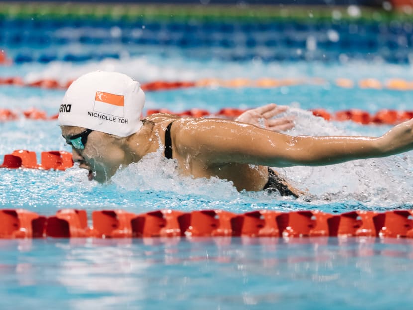 Nicholle Toh overcame her pre-race jitters to land Singapore's only medal from the FINA World Cup. Photo: Singapore Swimming Association/Lim Yong Teck
