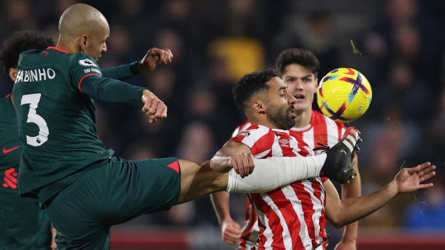 英超：利物浦1比3惨败给布伦特福德