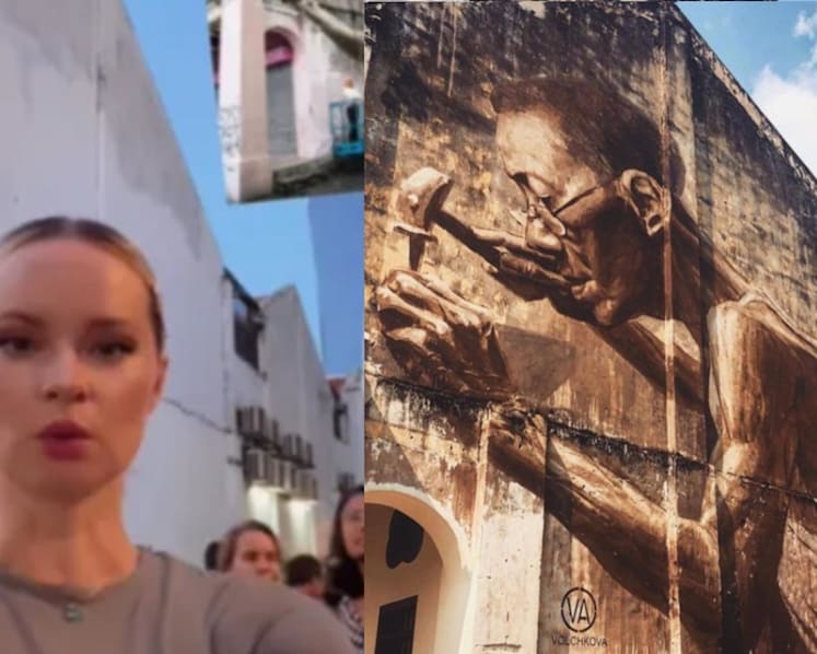 Russian artist upset her mural in Malaysia painted over without explanation