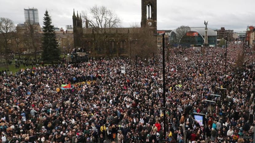 Newcastle celebrate end of 70-year trophy drought in sea of black and white