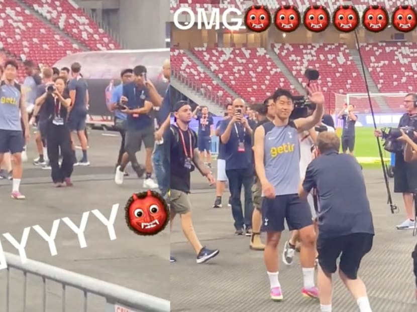 'I love you oppa!': Local fans go crazy seeing Korean footballer Son Heung Min after Tottenham Hotspur game at National Stadium
