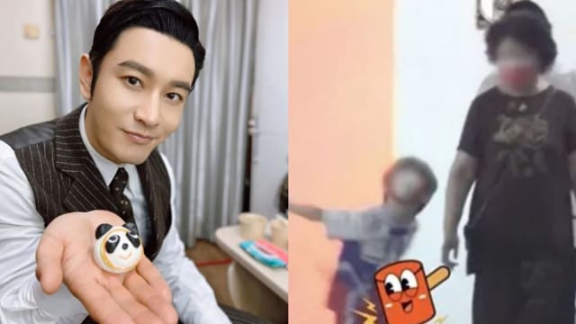 黄晓明携子出门　全程只顾滑手机被网骂翻