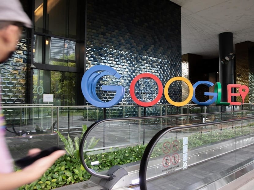 A view of the exterior of Google's Singapore office on Feb 17, 2023.