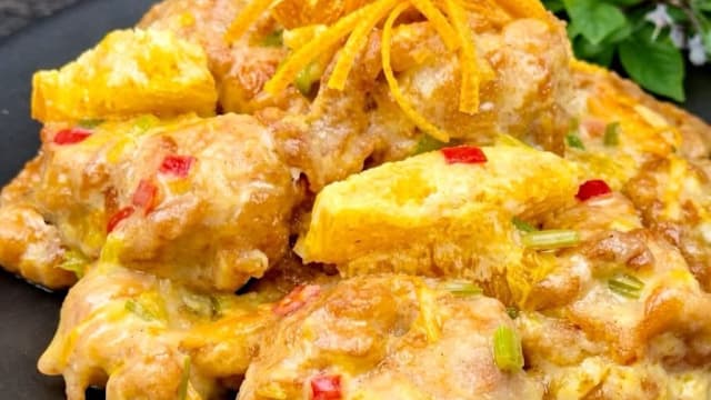 食谱：鲜橙沙律鸡 