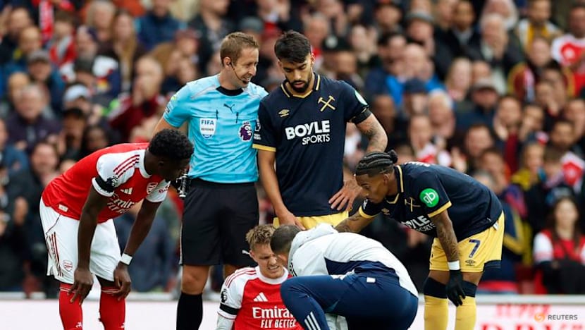 Odegaard suffers fresh injury scare for Arsenal