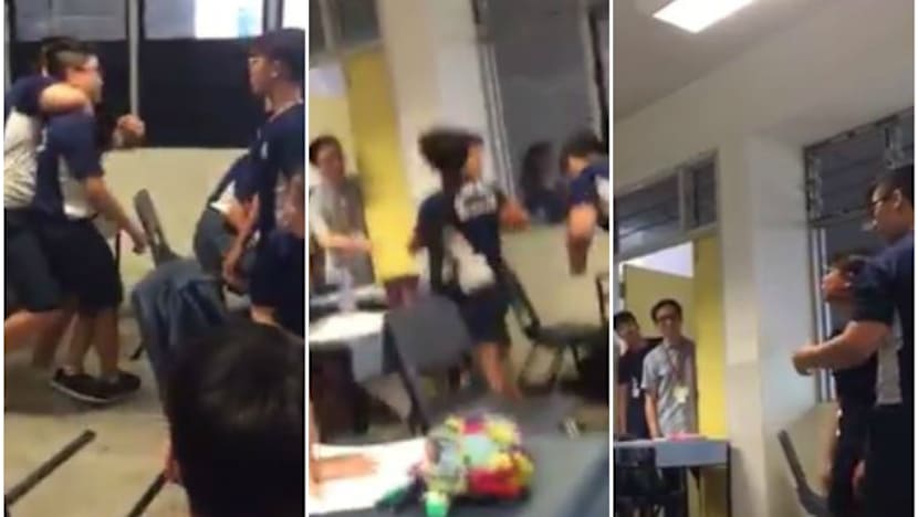 Students involved in classroom brawl being counselled, says school