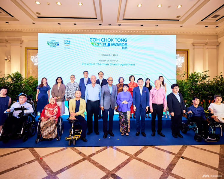 14 people with disabilities honoured at 5th Goh Chok Tong Enable Awards
