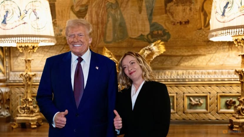 Italy's Meloni boosts ties with Trump in surprise Florida visit Italy's Meloni boosts ties with Trump in surprise Florida visit