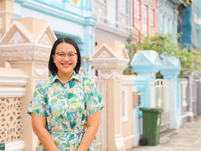 After exploring dozens of neighbourhoods in various walking tours across China and Europe, Tan Li Ming (above) decided to start her own project to share the rich heritage of her own neighbourhood with an Instagram account: @katong.joochiat.
