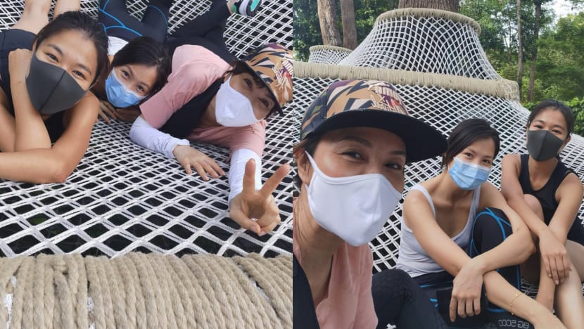 Belinda Lee Hung Out With Zoe Tay & Tracy Lee At Botanic Gardens After Coming Back From The US And Completing Her SHN