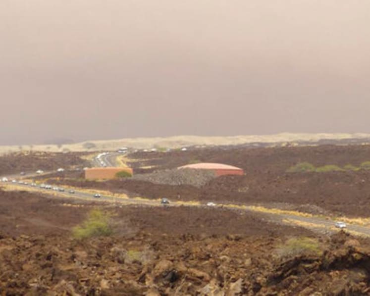 Record wildfire burns amid drought on Hawaii's Big Island