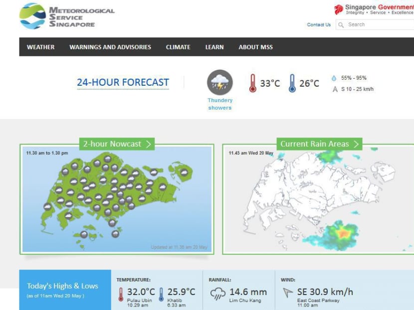 New weather website offers real-time report by location
