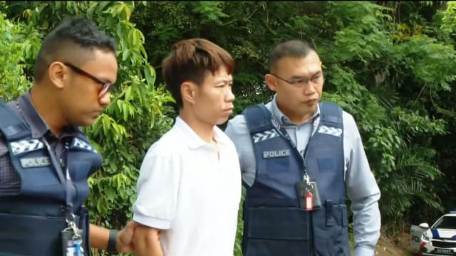 四名中国籍男子涉持破门工具行窃落网 返现场重组案情
