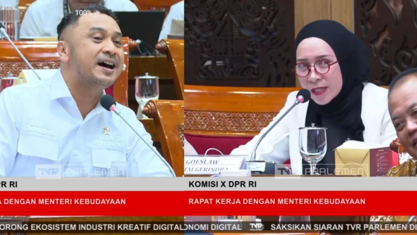 Melly Goeslaw dan Giring Ganesha nyanyi di rapat DPR, netizen: 'Gedung dewan jadi tempat karaoke?'