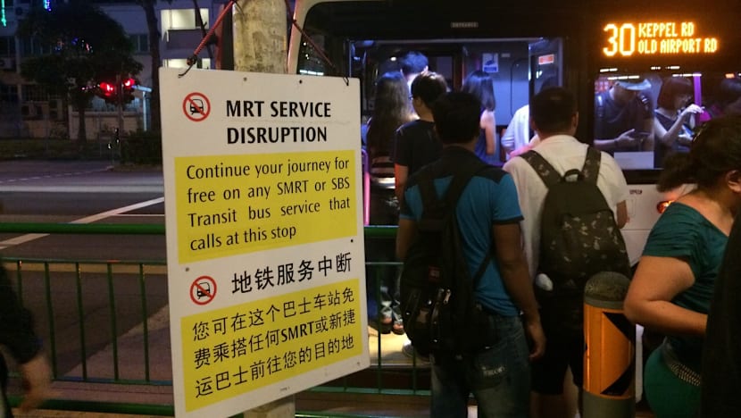 MRT breakdown: North-South, East-West lines down for hours
