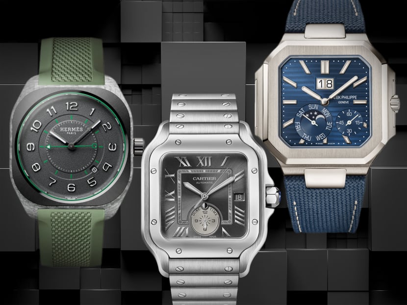 8 square shaped watches from Cartier Hermes Hublot and more