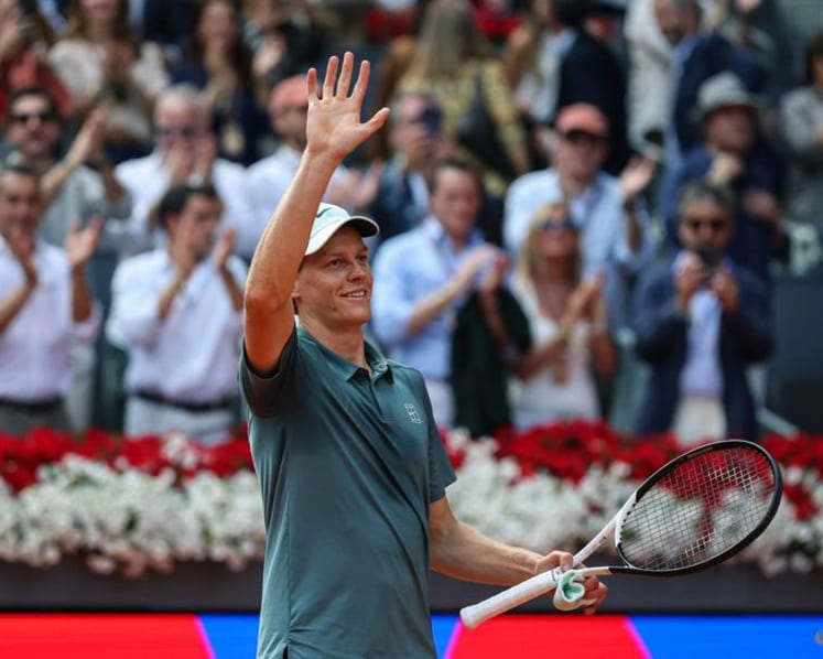Sinner cruises past Fils to reach Madrid Open final
