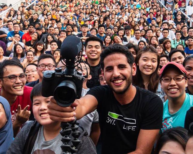 Videos of Singapore '100% not sponsored', says travel vlogger Nas Daily