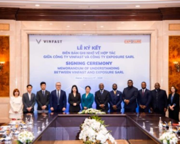 VinFast and Exposure SARL Sign Mou to Promote Green Transportation in The Democratic Republic of Congo