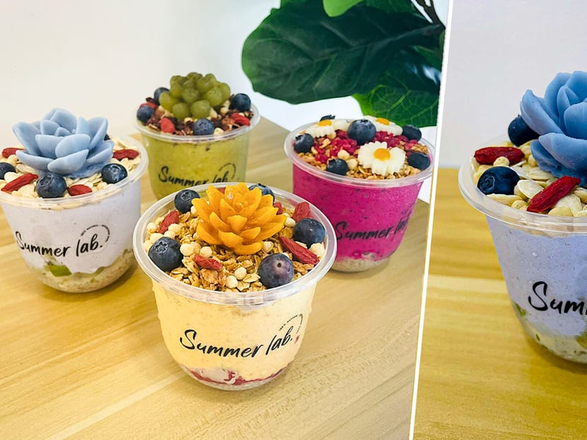 Smoothie Bowls That Look Like Adorable Potted Plants From New Shop In Chinatown
