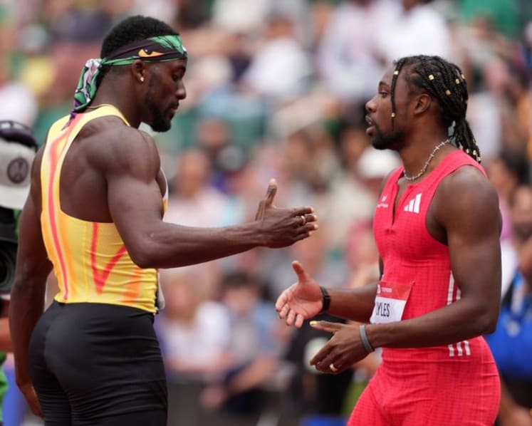 Lyles clocks world's fastest 200m this year in heated US trials race