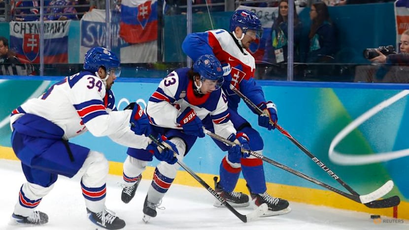 Ice hockey-US rout Slovakia to set up final showdown with Canada