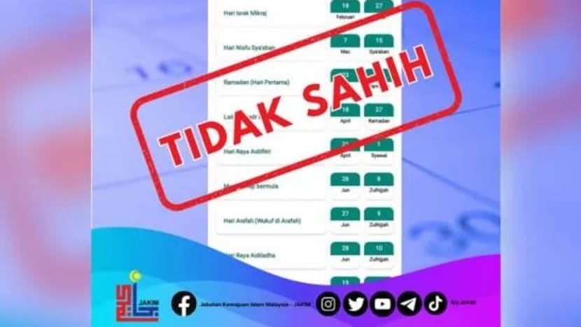 JAKIM nafi keluarkan poster dengan tarikh Hari Raya Aidilfitri 2023; minta hormati proses
