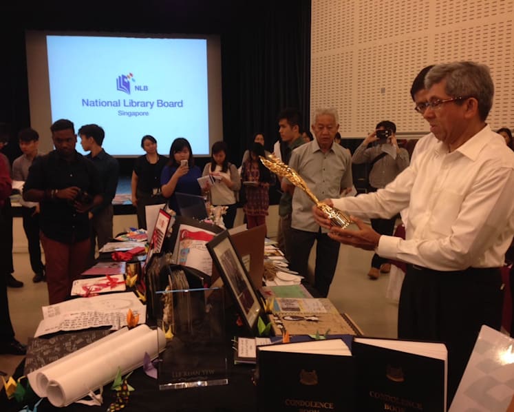 Digital archiving of tributes to Mr Lee Kuan Yew underway