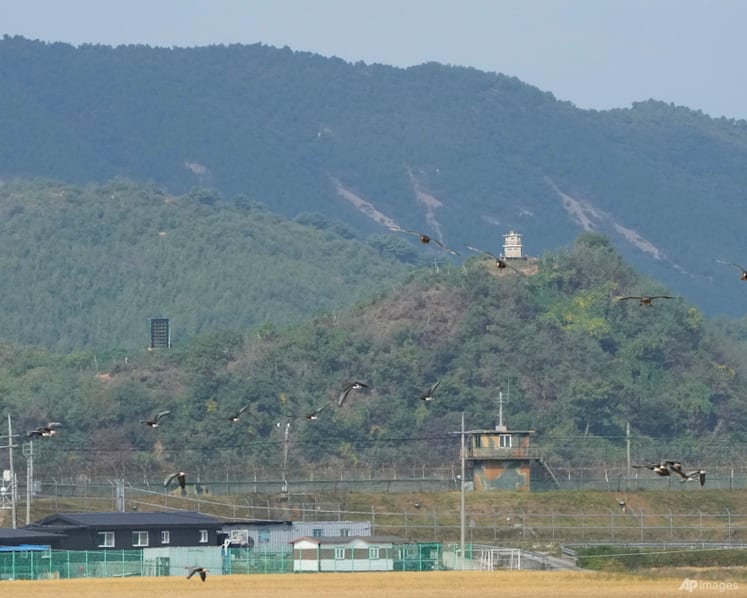 Plagued by eerie broadcasts, South Korean border residents hope Trump’s return will ease tensions with the North