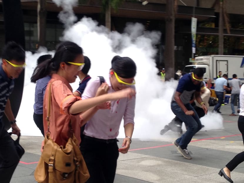 Gallery: Exercise Heartbeat 2013 in Biopolis and Raffles Place