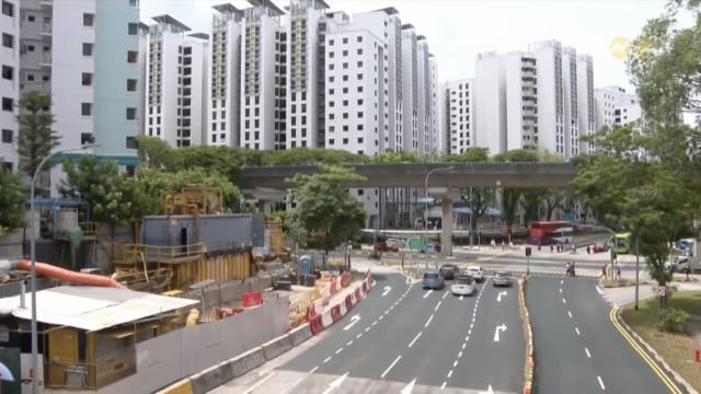 盛港起重机已在今早移走 道路也恢复通行