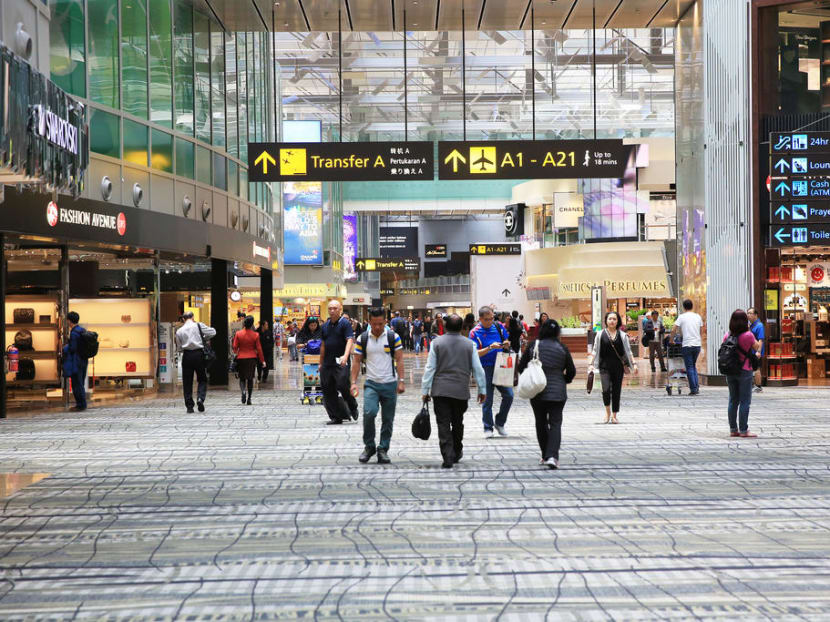 Man arrested for misusing boarding pass at Changi Airport's transit hall to send off wife