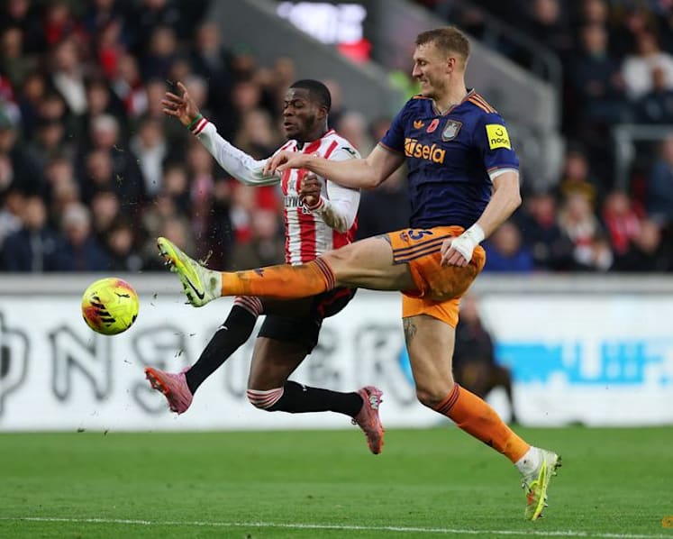 Newcastle's miserable away form continues with 3-1 loss at Brentford