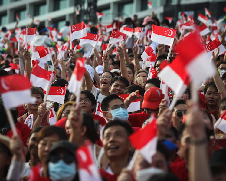 S'pore celebrates 57th birthday in full force, with first large-scale NDP since pandemic capturing the highs and lows